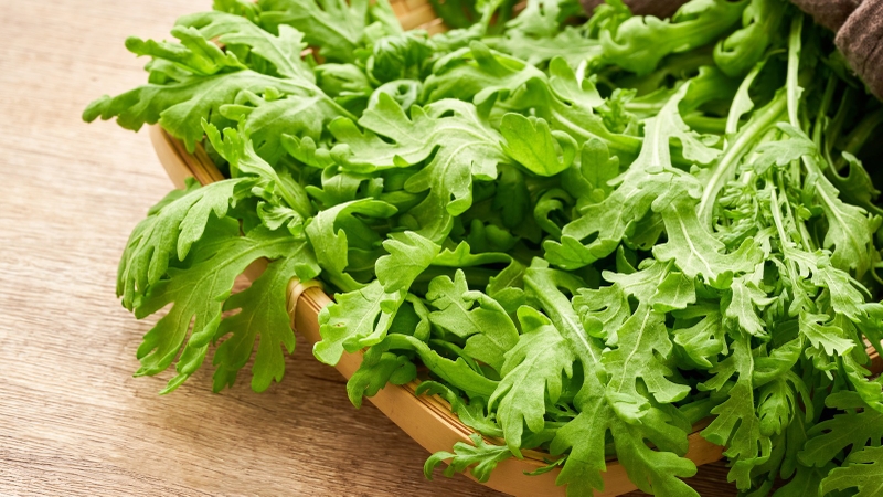 Rau cải cúc nấu gì ngon 1
