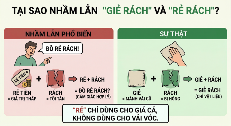 Hiểu nhầm về mặt ngữ nghĩa