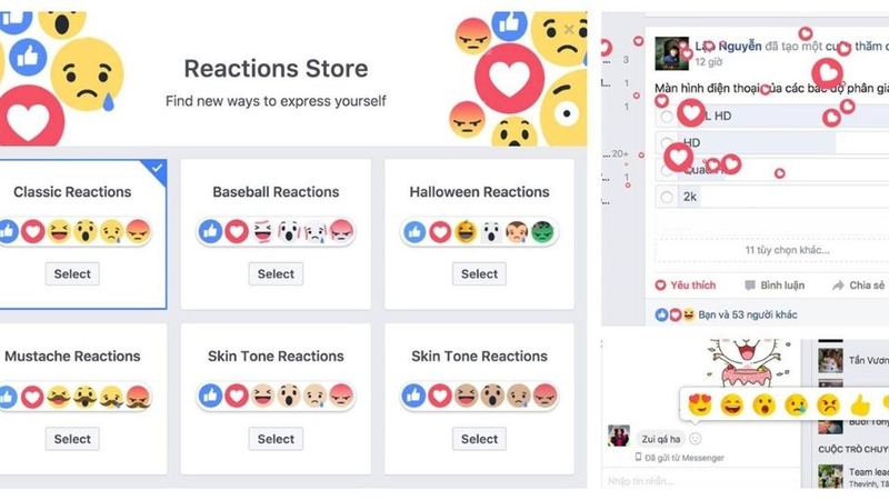 Ý nghĩa của react trên Facebook là gì?