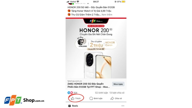 Cách react trên Facebook 1