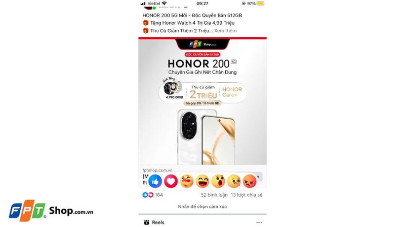 Cách react trên Facebook 2