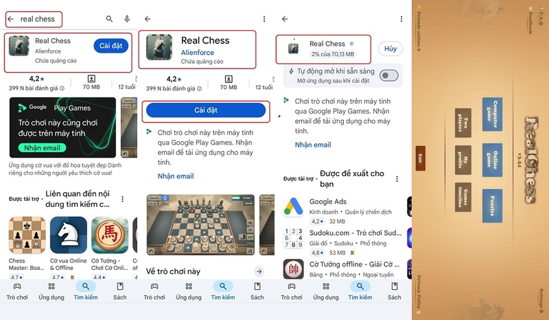 Tải Real Chess trên thiết bị Android
