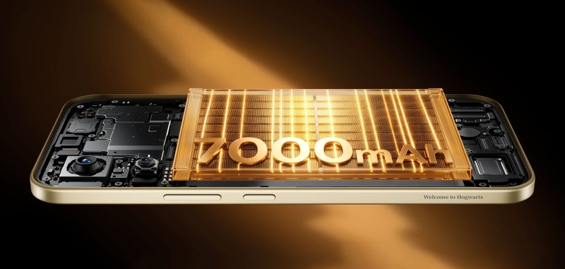 Pin 7.000 mAh trên realme 16 Pro Harry Potter Edition hướng đến thời gian sử dụng dài hơn giữa các lần sạc.