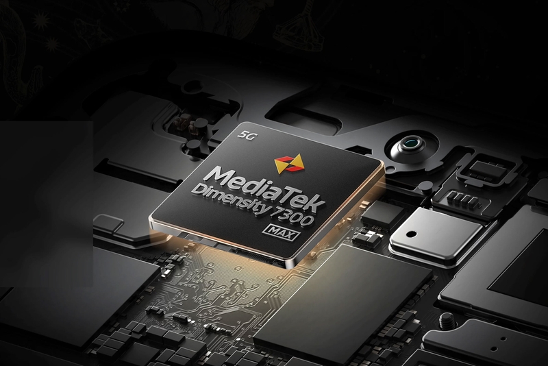 Chip Dimensity 7300 Max 5G trên realme 16 Pro Harry Potter Edition đảm nhiệm sức mạnh xử lý cho thiết bị.