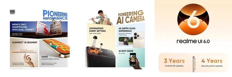 Realme P4 và P4 Pro ra mắt với pin khủng 7000mAh và sạc nhanh 80W - hình 1