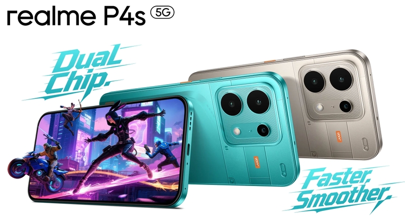 realme P4s 5G có hai tùy chọn màu sắc.