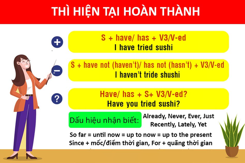 Cấu trúc ngữ pháp sử dụng “recently”