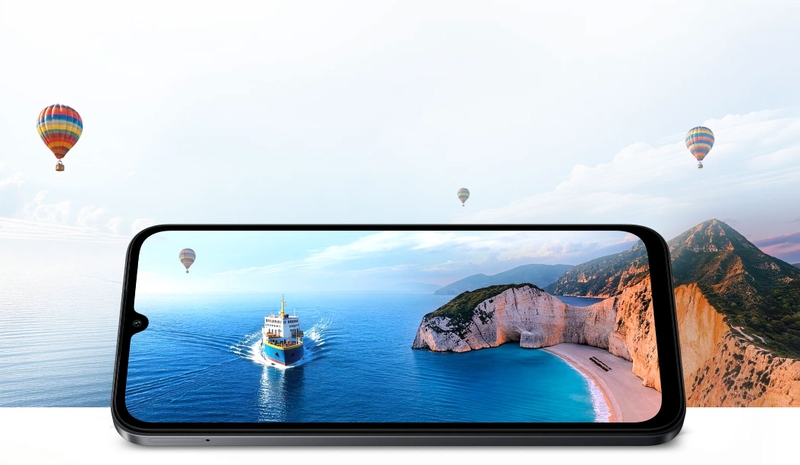 REDMI 17C 5G sở hữu màn hình 6,9 inch với tần số quét tối đa 120 Hz.