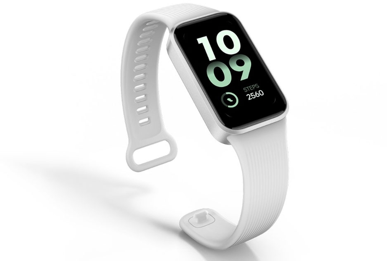REDMI Band 4 có dây đeo họa tiết vân dọc và khóa cài cải tiến, giúp thiết bị ôm chắc cổ tay.