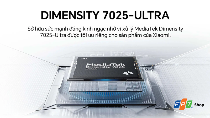 Redmi Note 14 5G trang bị MediaTek Dimensity 7025-Ultra
