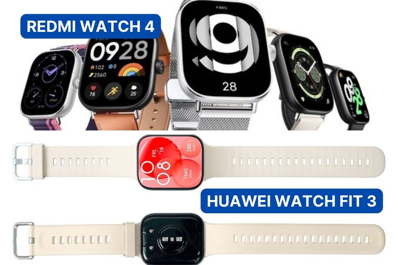 Phân tích đối tượng người dùng phù hợp Redmi Watch 4 vs Huawei Fit 3