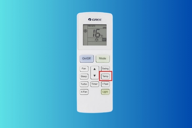 remote máy lạnh Gree hình 6