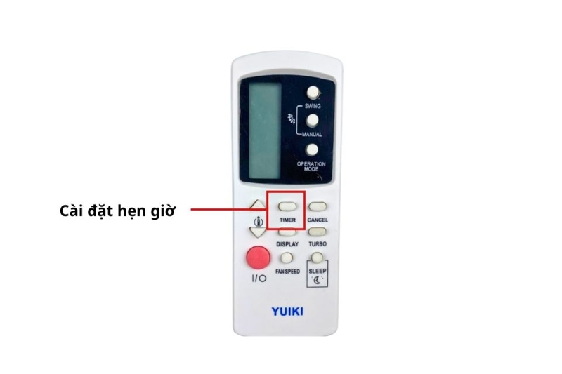 Hẹn giờ bật/tắt máy lạnh