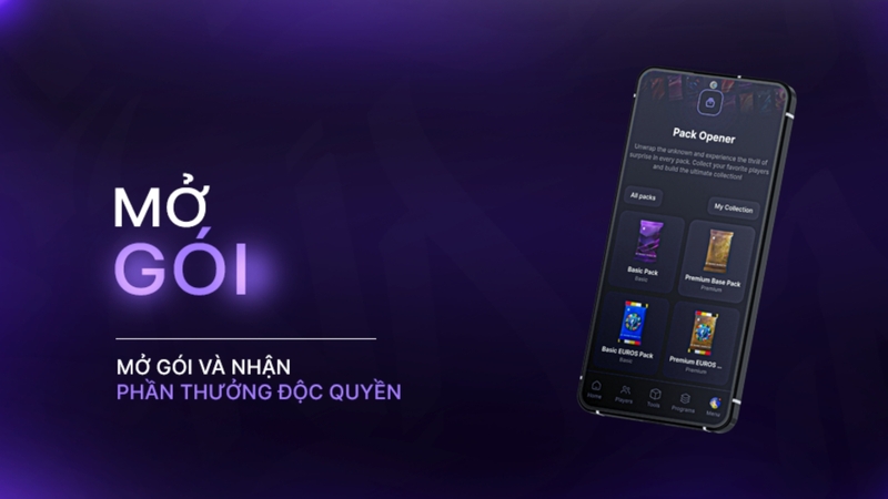 Trải nghiệm mở pack mô phỏng đầy thú vị