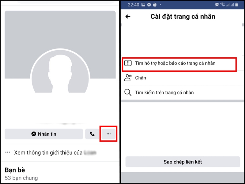 Lưu ý khi báo cáo tài khoản Facebook