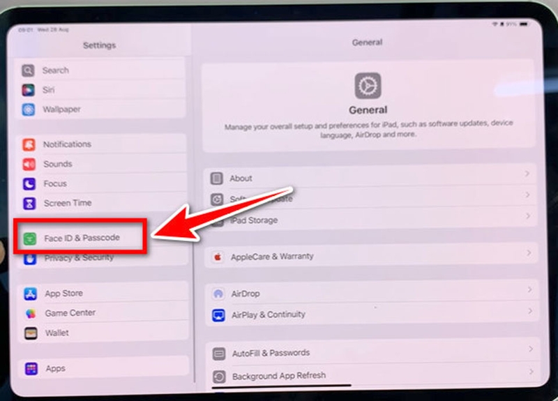 Reset Face ID iPad Pro - 04
