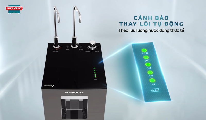 review máy lọc nước RO UltraX Sunhouse (3)