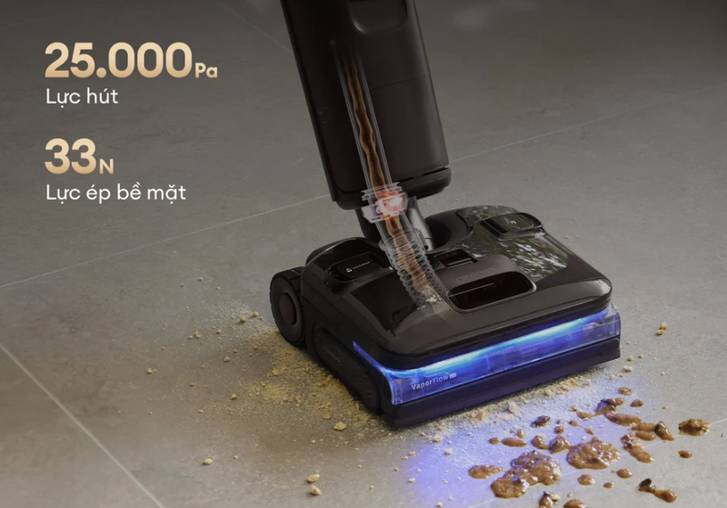 Máy hút bụi lau nhà không dây Roborock F25 Pro Steam Gen 2 Combo - hình 3
