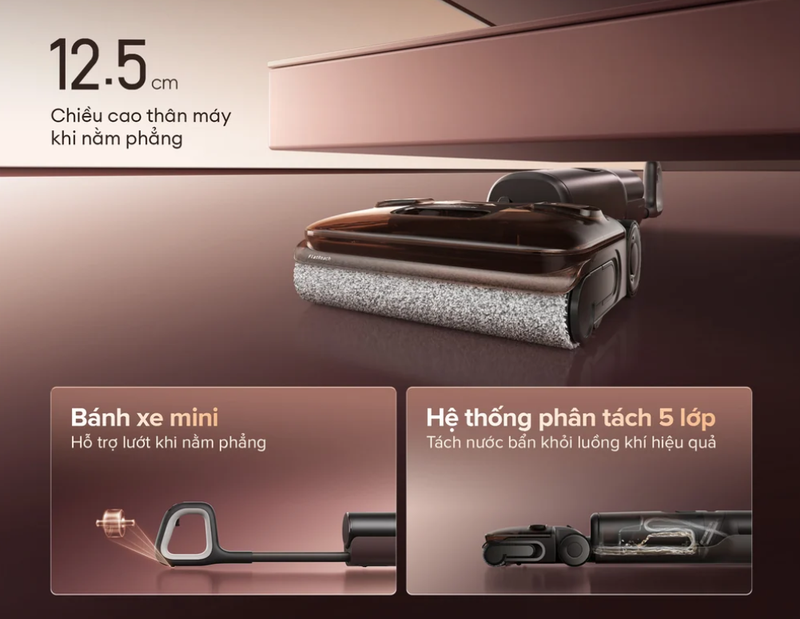 Máy hút bụi lau nhà không dây Roborock F25 Pro Turbo - hình 5