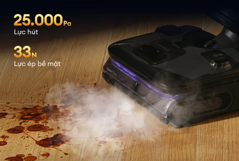 Máy hút bụi lau nhà không dây Roborock F25 Steam - hình 3