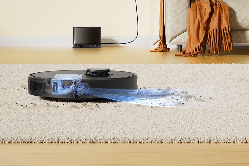 Dreame D9 Max Gen 2 dễ dàng loại bỏ bụi bẩn trên thảm