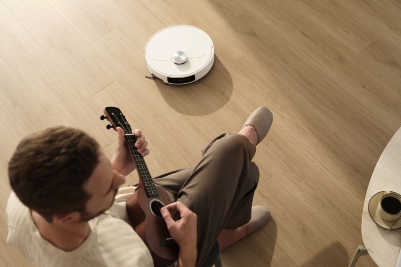 Dreame L40 Ultra dễ dàng phát hiện vết bẩn và làm sạch