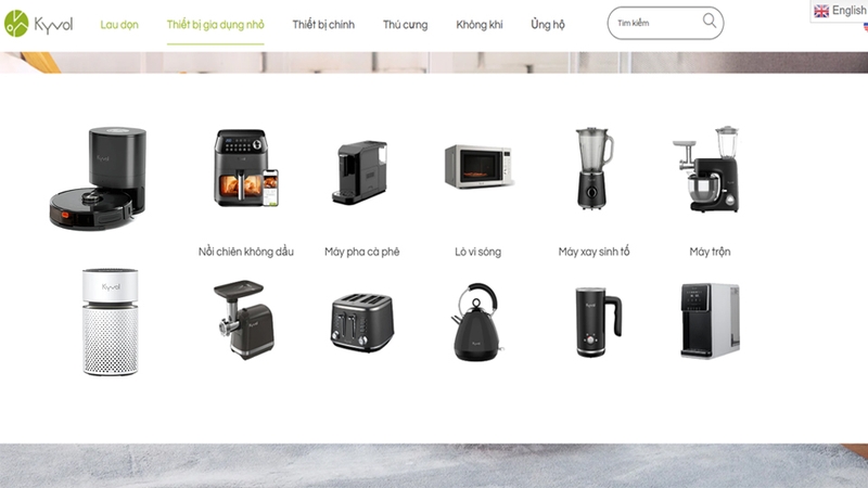 Các sản phẩm của Kyvol đa dạng trên nhiều lĩnh vực