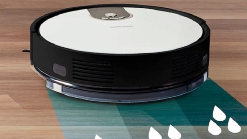 robot hút bụi lau nhà để lại vệt nước 2