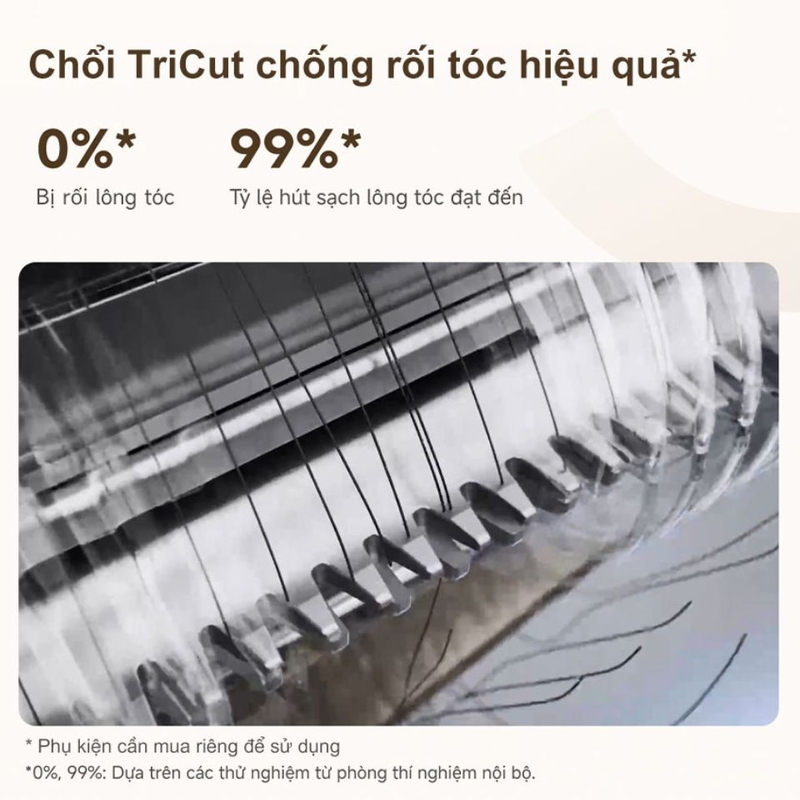 Chổi Tricut giúp dọn sạch lông tóc dễ dàng