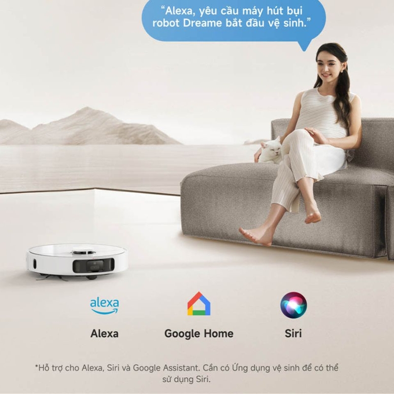Điều khiển Dreame L30s Ultra dễ dàng qua Alexa