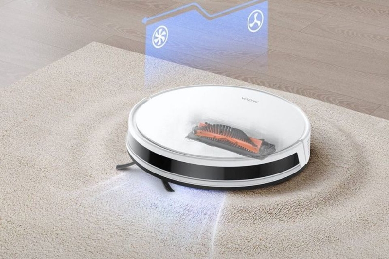 Robot hút bụi lau nhà Dreame Mova E10 với lực hút mạnh mẽ 4500 Pa