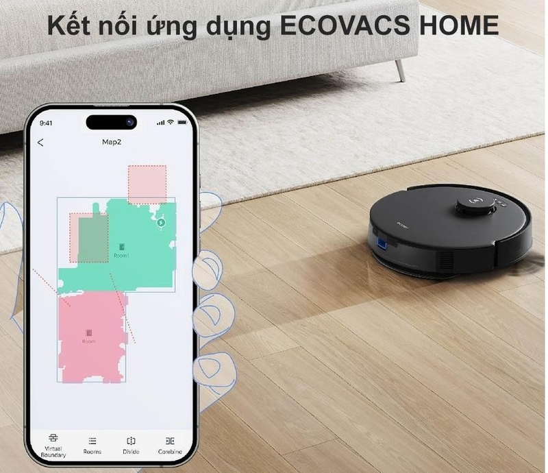Robot hút bụi lau nhà Ecovacs Deebot N20 Pro 7
