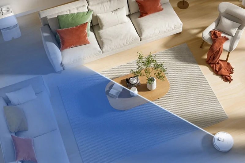 Công nghệ phát hiện thảm trên robot hút bụi lau nhà Roborock Q Revo S