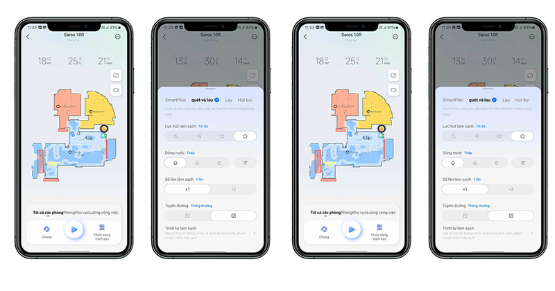 Robot hút bụi lau nhà Roborock Saros 10R (hình 10)