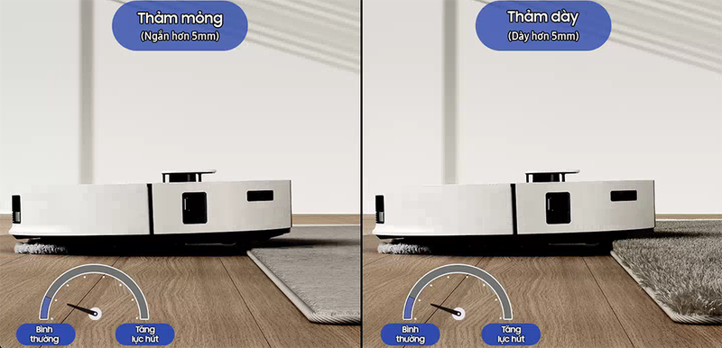 Robot hút bụi lau nhà Samsung VR7MD96514G/SV (hình 4)