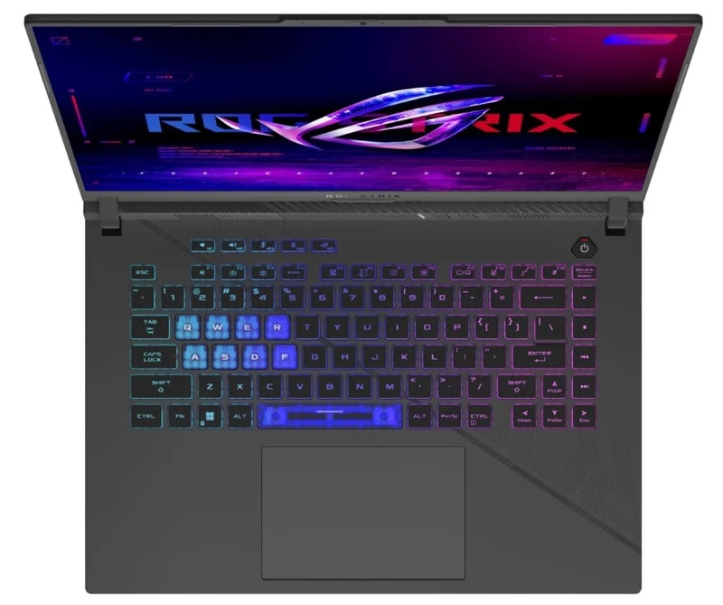 Laptop Asus ROG Strix G16 G614PH-S5101W Bàn phím RGB hỗ trợ