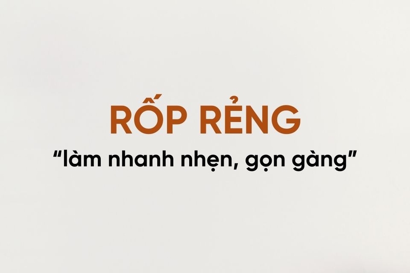 rốp rẻng là gì (ảnh 1)