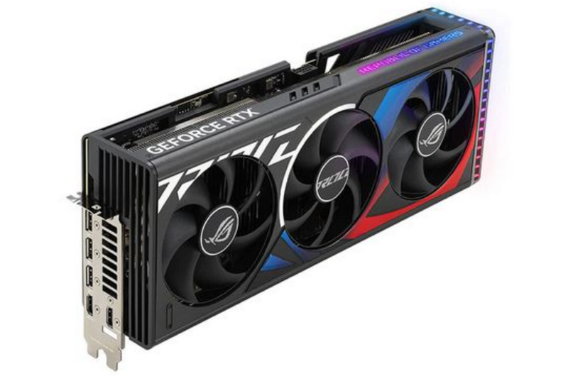 Asus ROG Strix GeForce RTX 4090 OC Edition có dung lượng lớn 24GB cùng với 16384 lõi CUDA