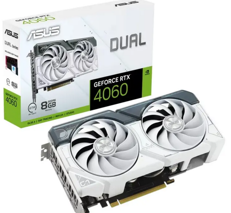 Card đồ hoạ Asus DUAL RTX 4060 OC 8GB là một trong những RTX mạnh nhất hiện tại
