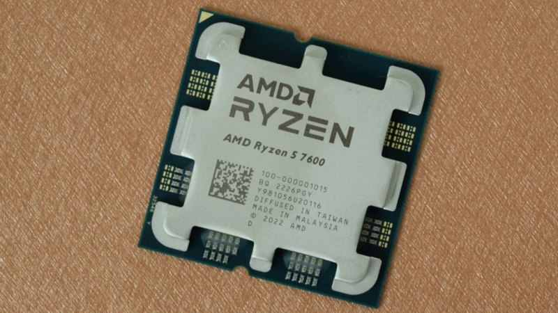 Ryzen 7600 vượt mặt cả Intel Core i5-12600K