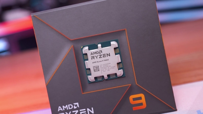 Bộ xử lý Ryzen 9 7900x có 12 nhân, 24 luồng mang lại khả năng đa nhiệm tốt