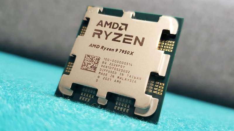 Bộ xử lý Ryzen 9 7950x được sản xuất dựa trên tiến trình 5nm