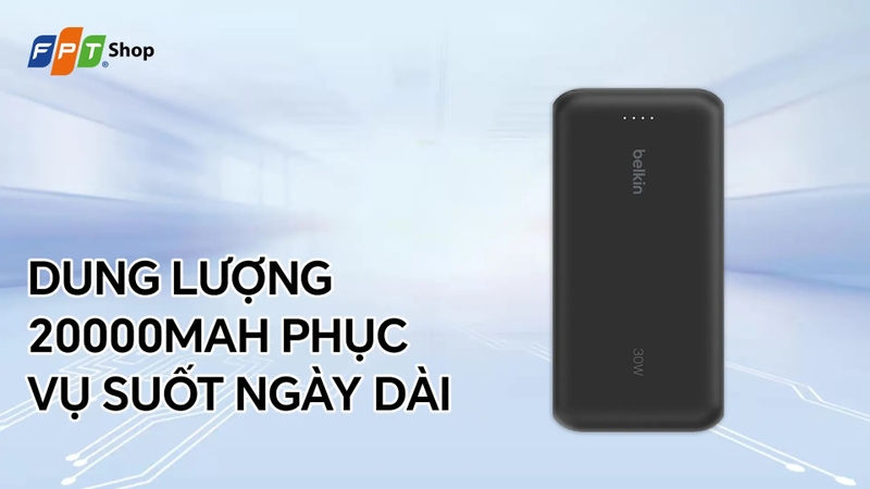 Sạc dự phòng 20.000mAh sạc bao lâu thì đầy 6