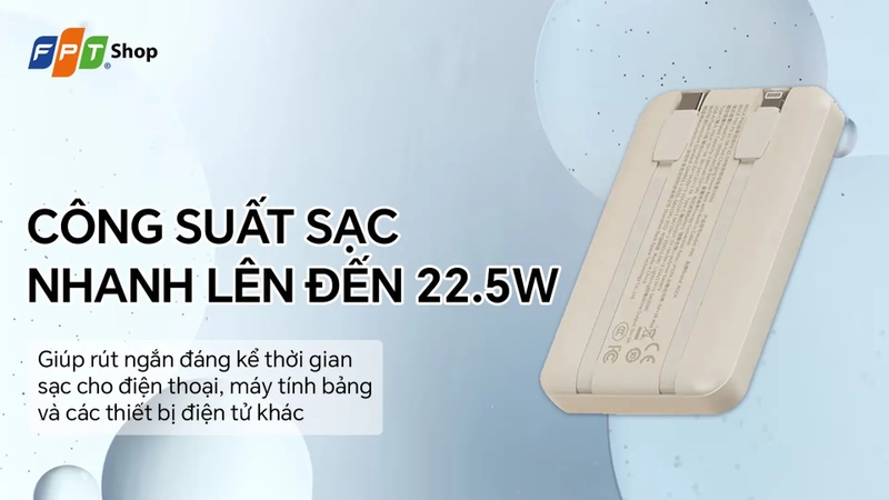 Sạc dự phòng 20.000mAh sạc bao lâu thì đầy 3