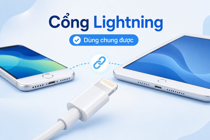 sạc iPhone có dùng được cho iPad ảnh 3