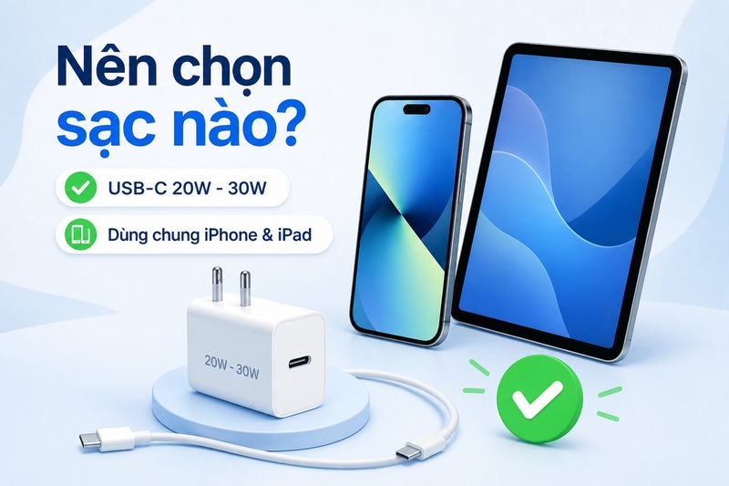 sạc iPhone có dùng được cho iPad ảnh 11