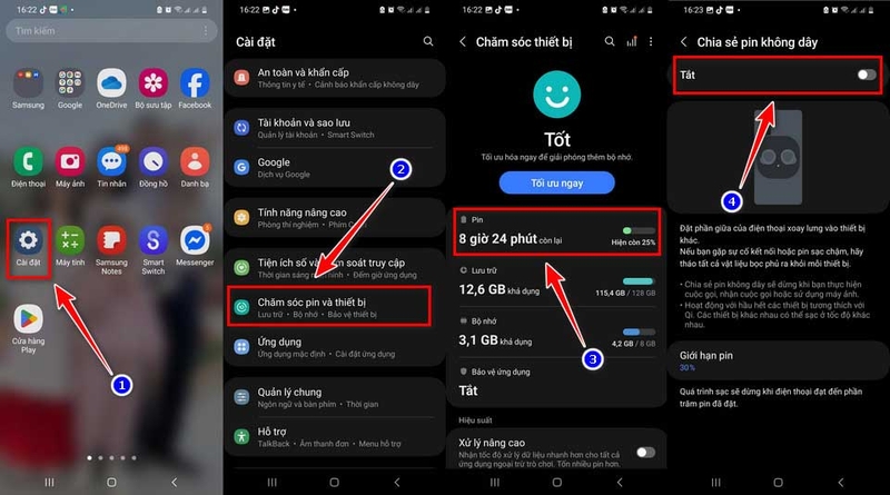 Bật chế độ sạc không dây Samsung - 03