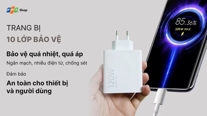 Sạc nhanh 120W bao lâu đầy pin 3