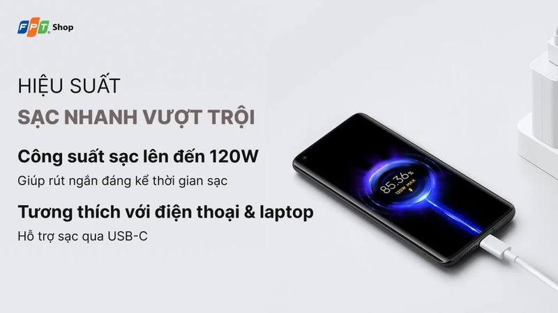 Sạc nhanh 120W bao lâu đầy pin 2