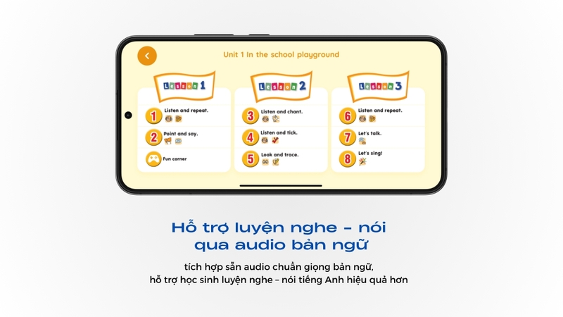 Hỗ trợ luyện nghe - nói qua audio bản ngữ